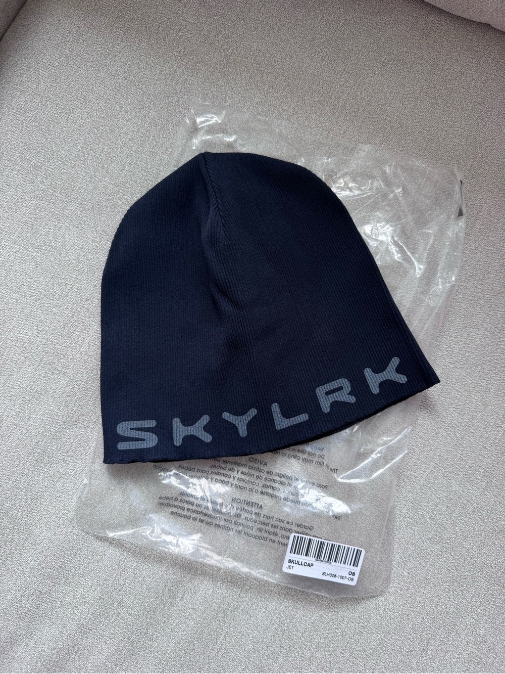 Justin Bieber SLYLRK Jet Black Skullcap Beanie BRAND NEW